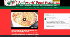 Desktop Screenshot of andoropizza.com